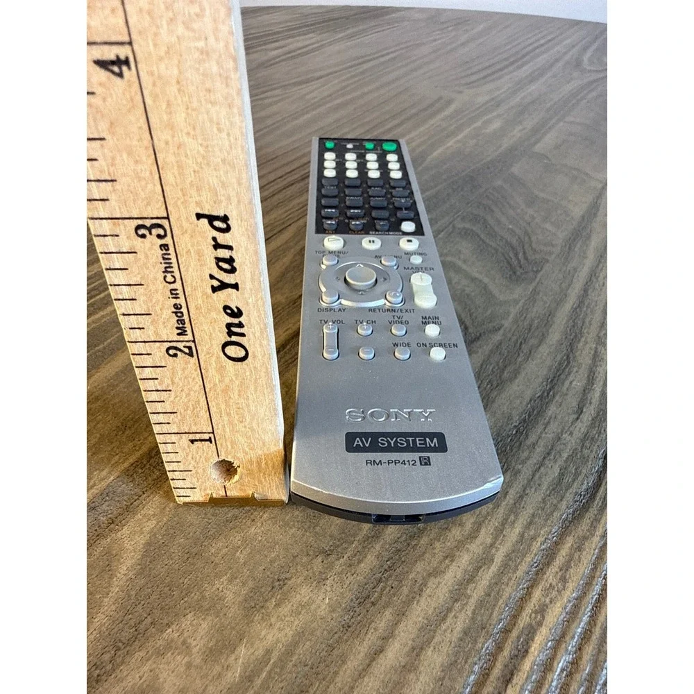 Sony Remote Control RM-PP412 AV System Silver Genuine OEM Tested Working